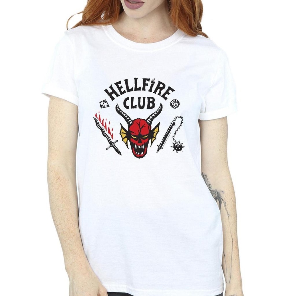 Stranger Things Hellfire Club Women's T-Shirt, Size Small NWOT